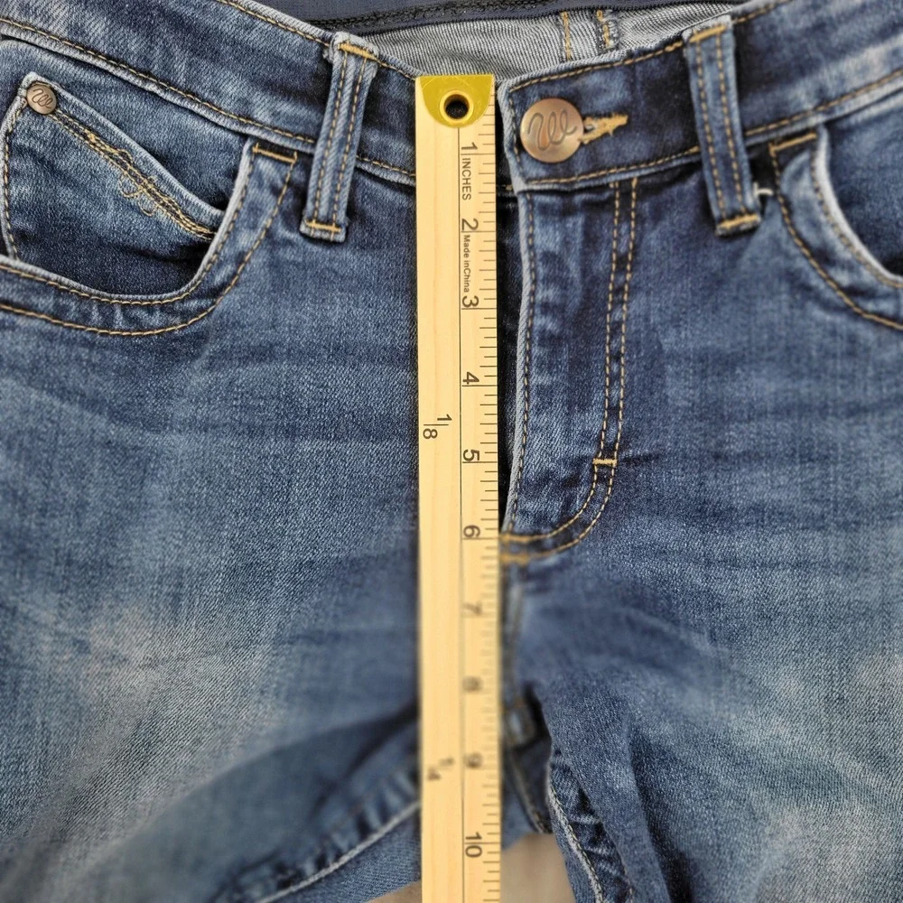 Wrangler Ultimate Riding Jean Willow Womens 28x34 Blue Bootcut Stretch Denim - Picture 10 of 12